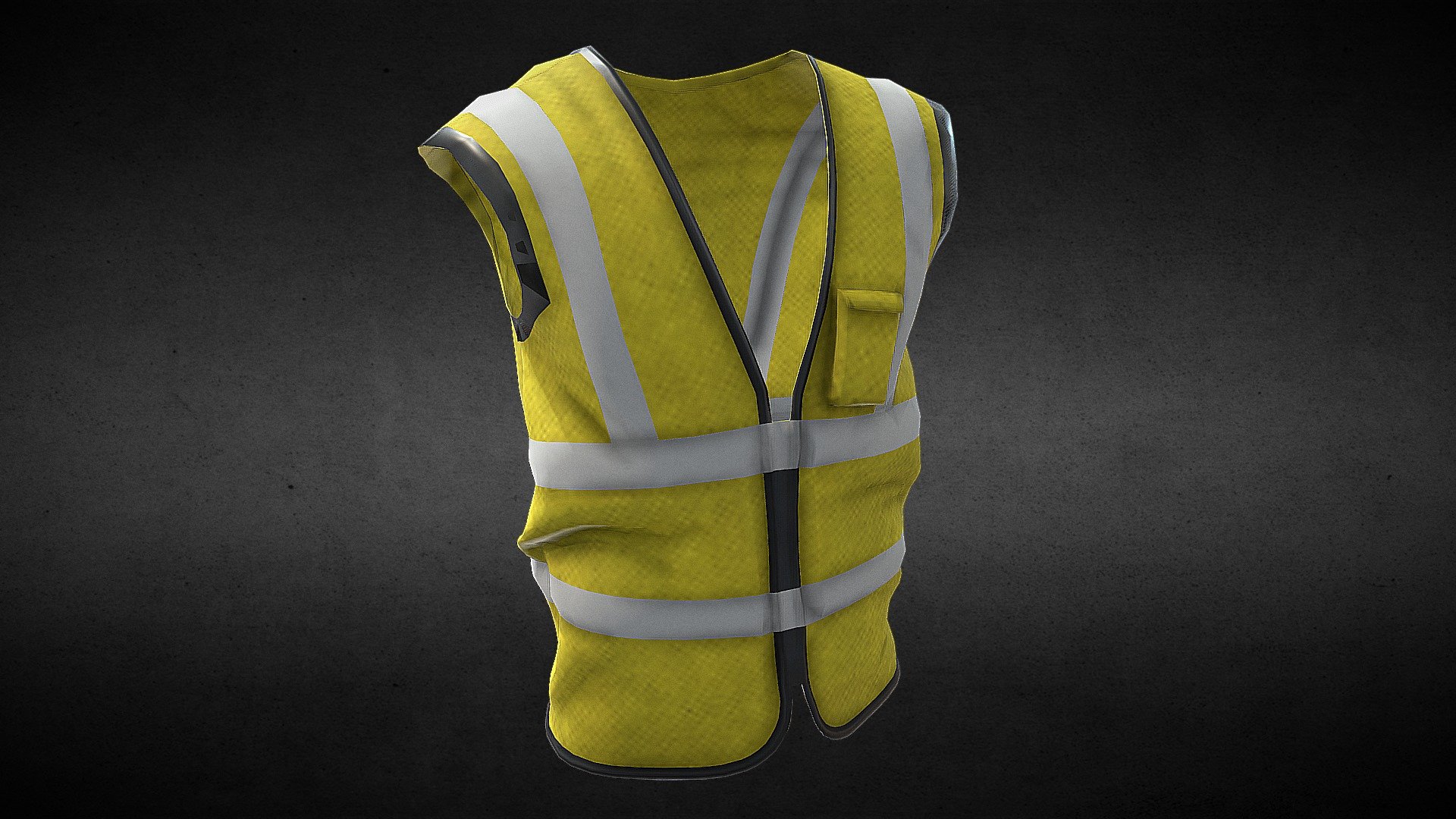 Vest - Download Free 3D model by Tauffiq Abdllah (@Muhammad.Tauffiq.Abdllah) 3d model