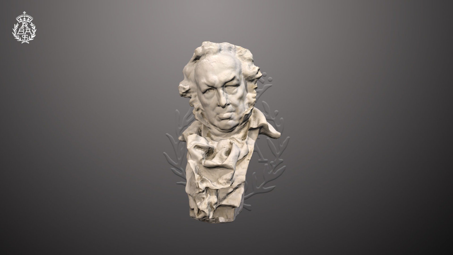 Benlliure y Gil, 
Mariano Francisco de Goya 
Nº Inventario: V-273 - Francisco de Goya y Lucientes - 3D model by Real Academia de Bellas Artes de San Fernando (@rabasf) 3d model
