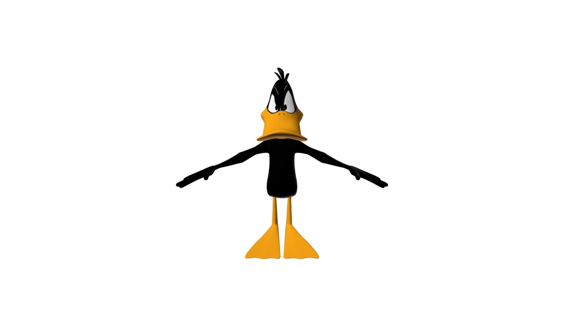 Daffy Duck Model - 3D model by AlbaSerrano (@SerranoAlba) 3d model