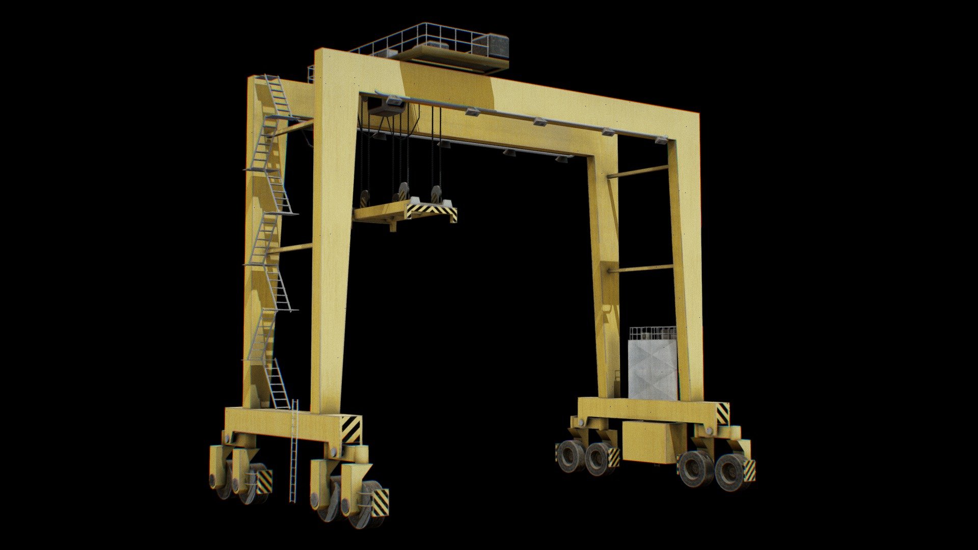 RTG Port Crane 3D Model was created with the highest quality standard:




Clear topology has quads and tris grid only

There are no N-gons, Non-Manifold geometry or Doubles vertices

The model origin has zero transform position at the center of the scene

The model has clear UV map and applied material

Includes 2048x2048 .png PBR textures

Textures and maps included: Basecolor, Normal, Roughness, Metalness, Displacement, Specular, Glossiness
*

All scales of 3D objects are close to the real object's scales

No plugins used or needed to open or use this model

All parts of the model have clear names

The model is ready for rigging and animation

All-Purpose 2.79 and 4.0.2 Blender files included (Can be opened in any blender software)

Other file formats included: .Blend (Original 2.79 and 3.4.1), .Max(2010), .Mb(2014), .C4D(R26), .3Ds, .abc, .dae, .fbx (All-Purpose), .obj (All-Purpose), .stl, ,ply, .x3d, .glb, .usdc;

Thanks for choosing our products and best regards! - RTG Port Crane - Buy Royalty Free 3D model by Cordy 3d model