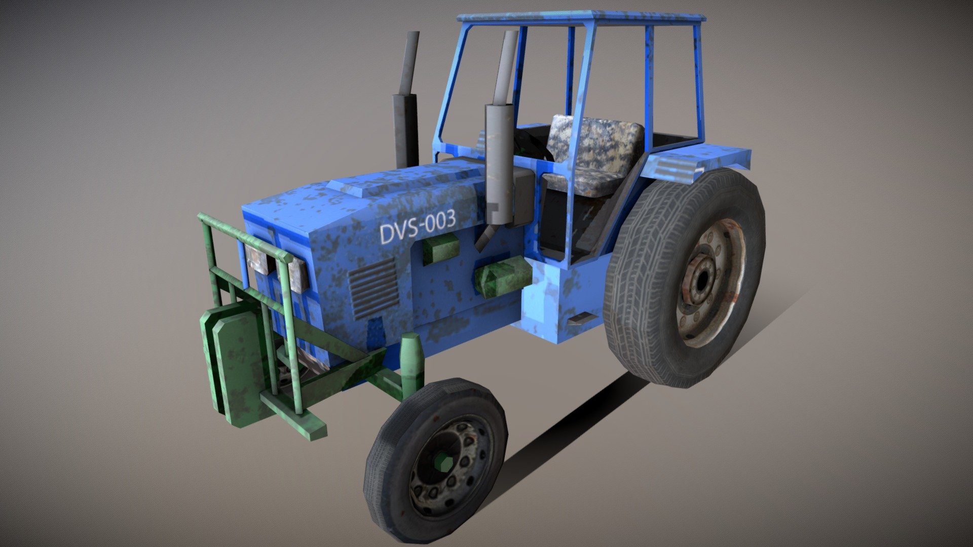 Tractor 3D MODEL - Tractor - 3D model by veer3dart 3d model