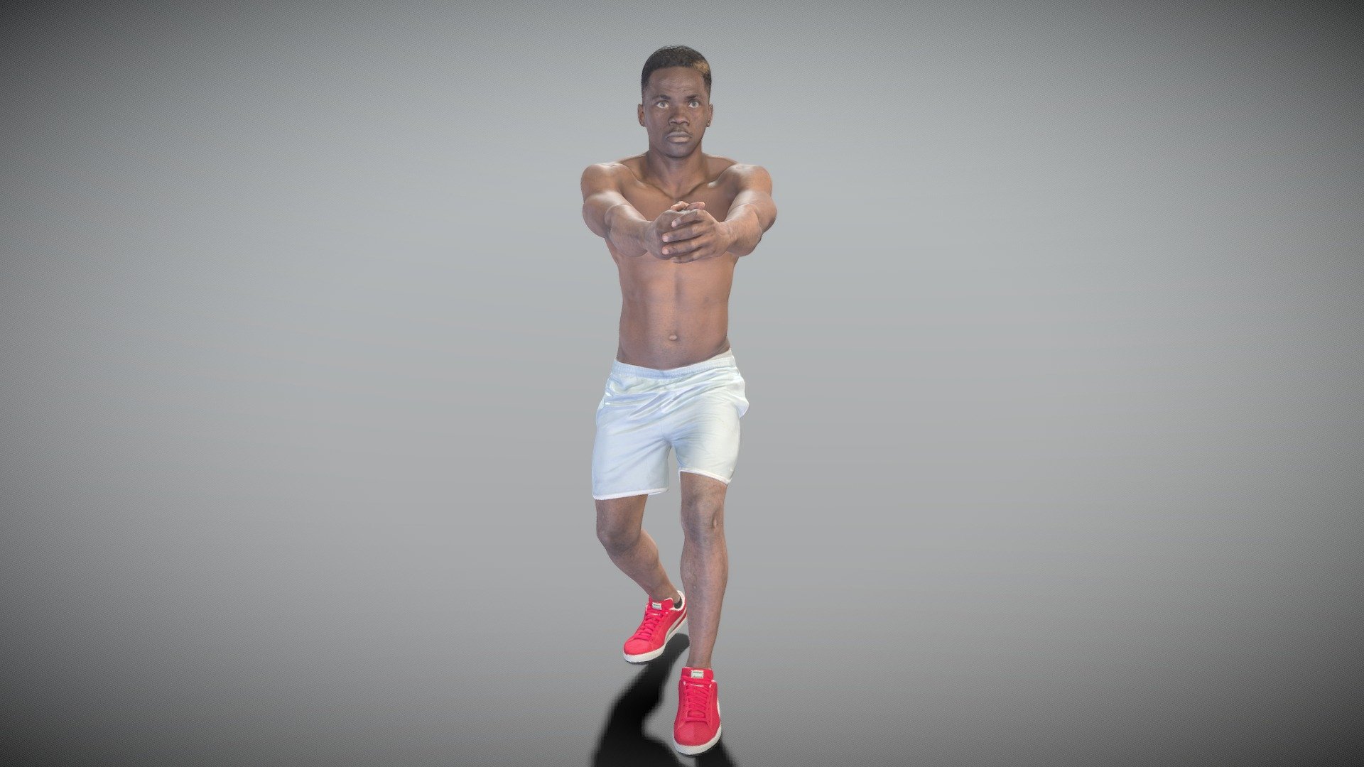 This is a true human size and detailed model of a sporty handsome young man of African appearance dressed in swimming trunks. The model is captured in casual pose to be perfectly matching for variety of architectural visualizations, e.g. beach, sport ground, gym, park, VR/AR content, etc.

The product is ready both for immediate use in architectural visualisations, or further render and detailed sculpting in Zbrush.

Technical characteristics:




digital double 3d scan model

decimated model (100k triangles)

sufficiently clean

PBR textures: Diffuse, Normal, Specular maps

non-overlapping UV map

Download package includes Cinema 4D project file with Redshift shader, OBJ, FBX files, which are applicable for 3ds Max, Maya, Unreal Engine, Unity, Blender, etc. All the textures you will find in the Tex folder, included into the main archive.

You may find some of our 3d models in free access on SketchFab https://sketchfab.com/deep3dstudio/collections/sample-basic-3d-models

New 3d models every day! - African guy playing volleyball 338 - Buy Royalty Free 3D model by deep3dstudio 3d model