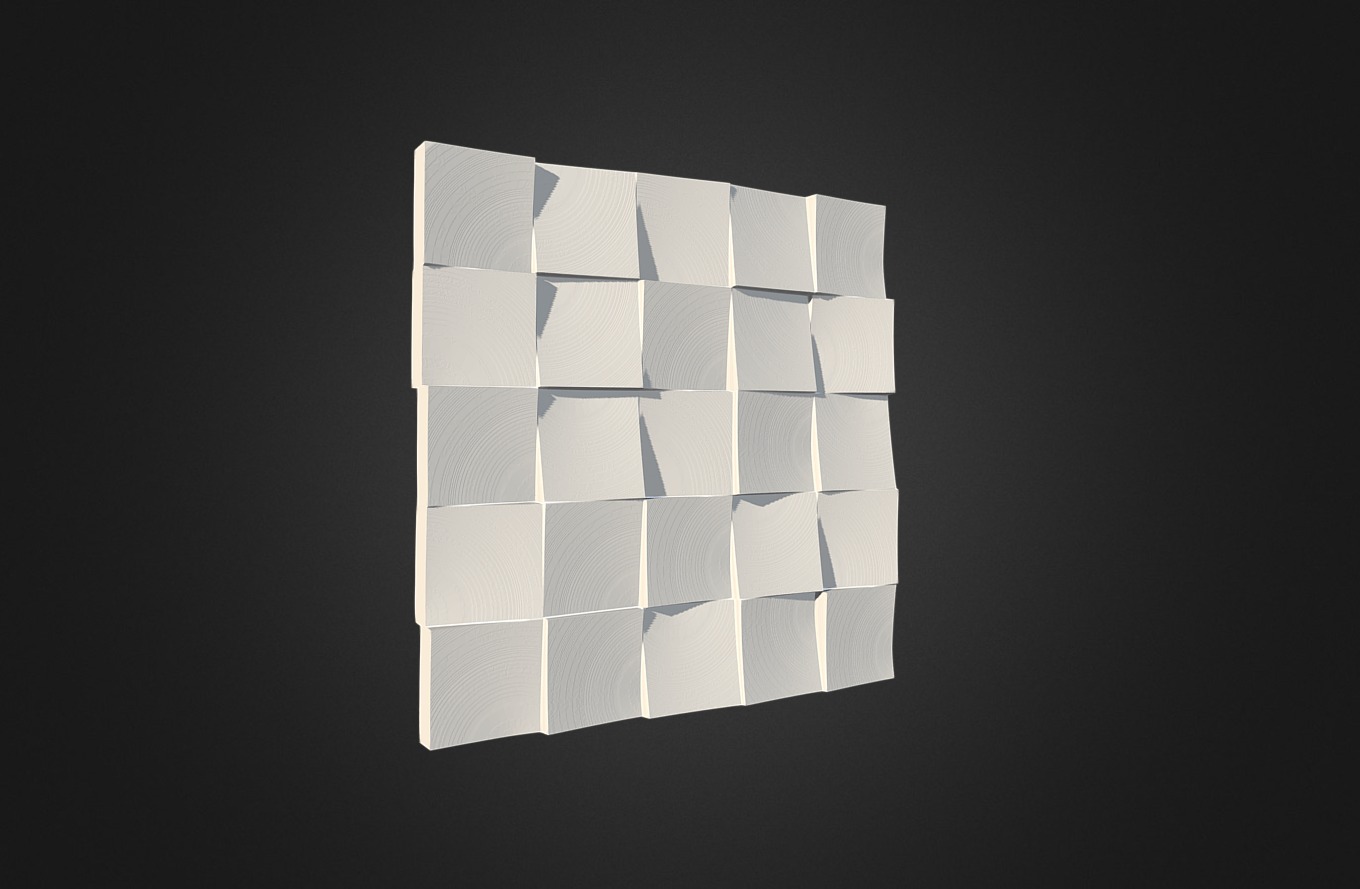 ZD Design - 3d wall panel Cube. All rights reserved 3d model