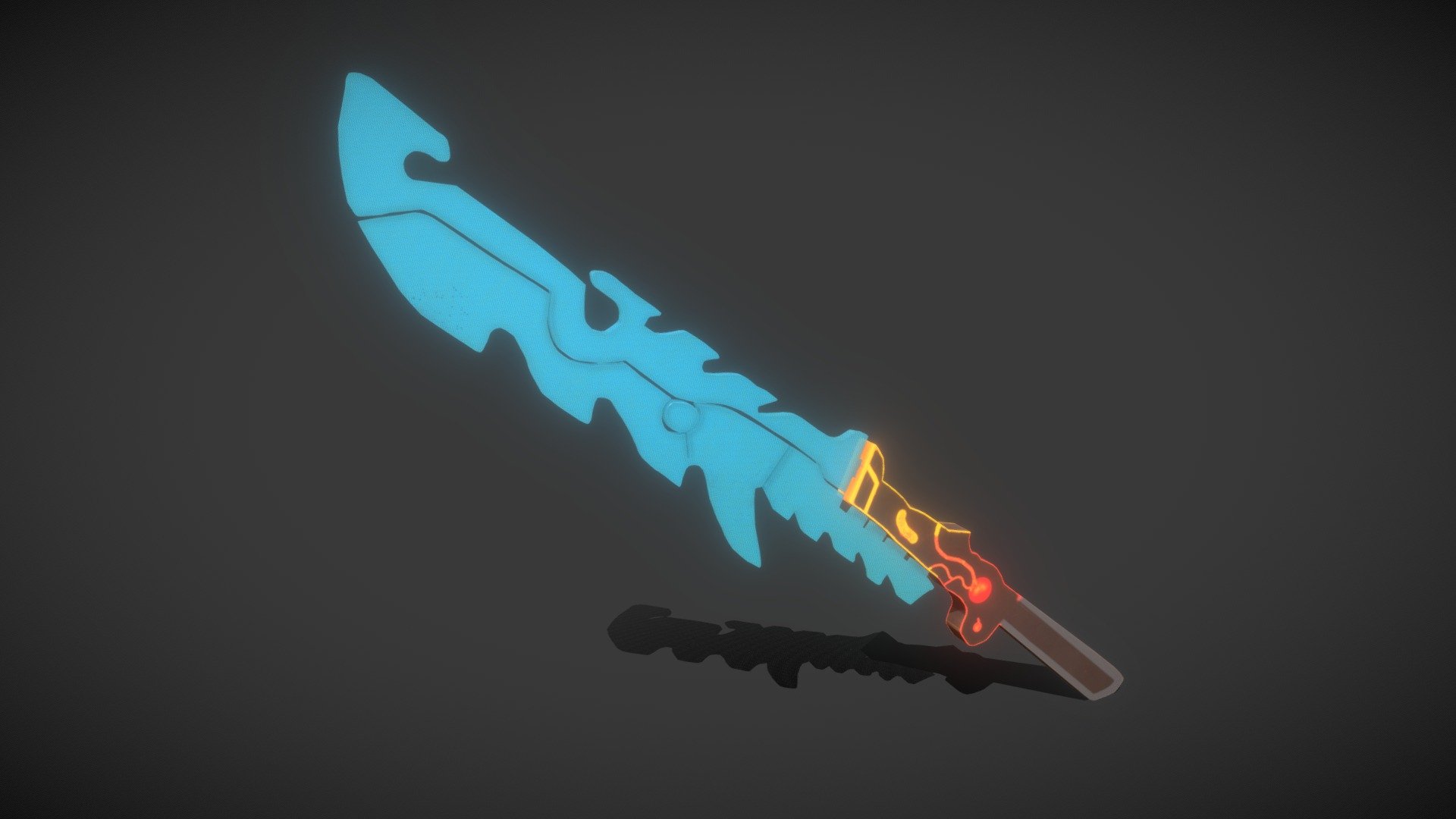 “A sword often wielded by Guardian Scouts. Its blue energy blade is a product of ancient technology. It’s not very durable.” - BOTW Guardian Sword - Download Free 3D model by Big guy (@andrej.lit) 3d model