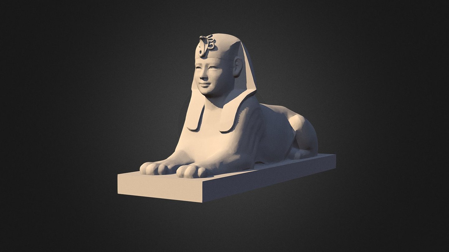 Sphinx - 3D model by HERES 3d model
