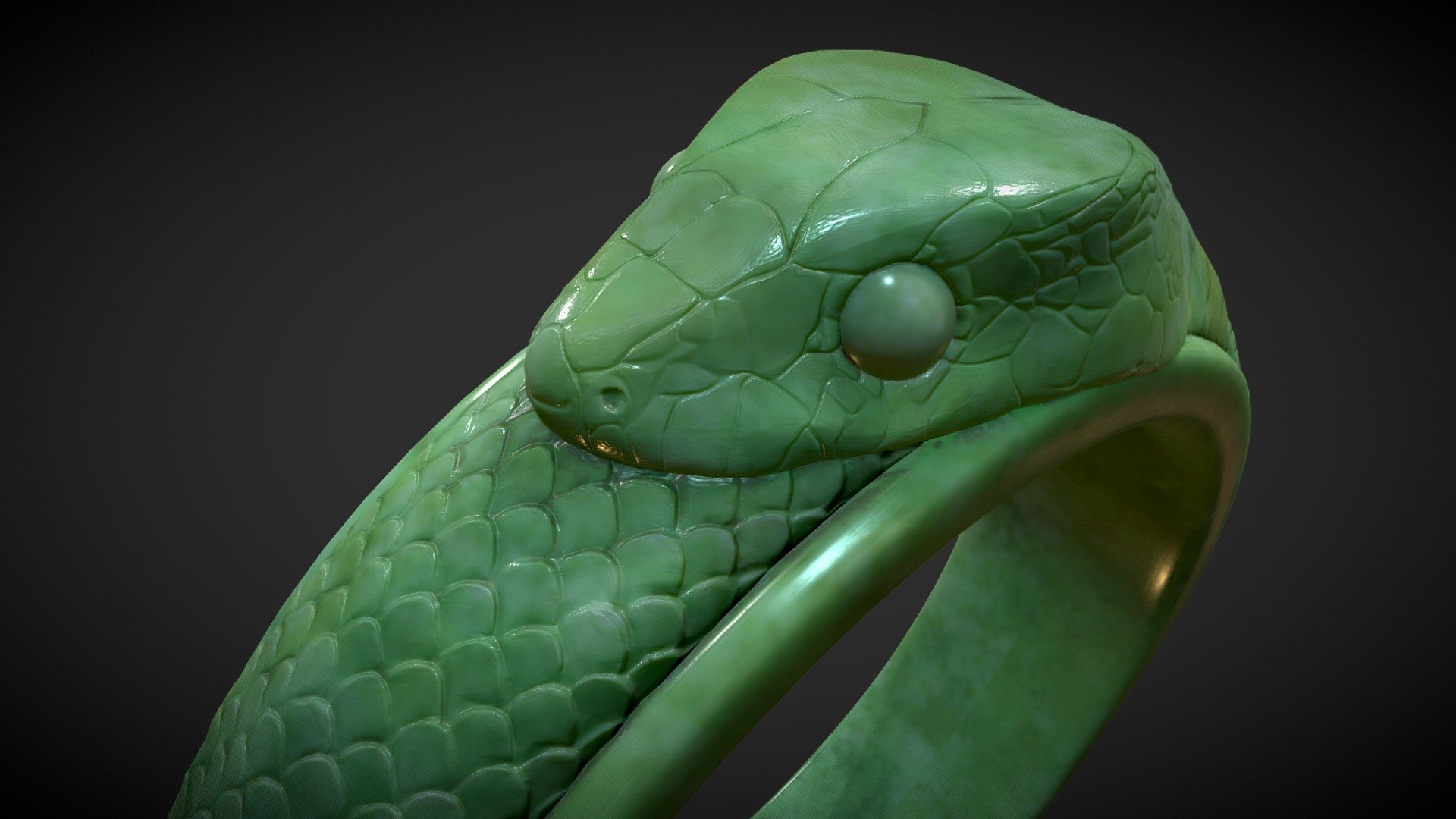Snack Ring V1

Ouroboros snake ring Ornament

Jade Texture

Textures include:
         Base Color
         Normal
         Roughness
         Metallic
         AO

Find more assets/videos/art/info at the following links :-

-ARTSTATION: https://www.artstation.com/dickson_mejal 

-YOUTUBE:  https://www.youtube.com/channel/UC7eLV70TmOewp1c4VQsO-Cg

-SKECHFAB: https://sketchfab.com/dicksonmejal

-LINKEDIN: https://www.linkedin.com/in/dickson-mejal-21b951294/

-BEHANCE: https://www.behance.net/dicksonmejal - Ouroboros snake ring V5 (JADE ) - 3D model by dickson_mejal (@dicksonmejal) 3d model