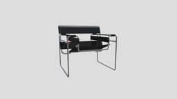 Wassily Chair armchair, seat, furniture, bauhaus, wassily, bauhaus-design, chair, design
