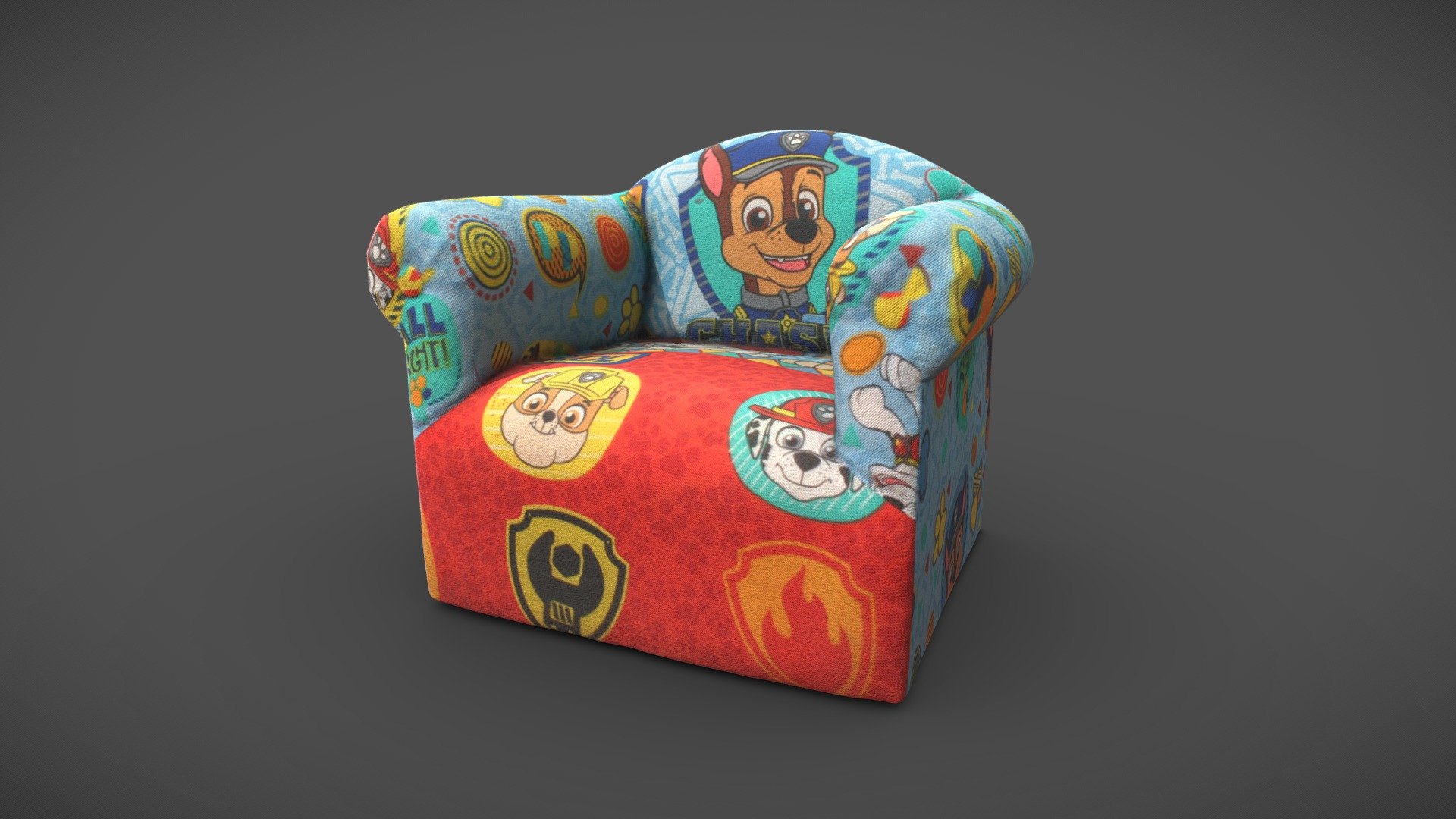 Metashape - Zbrush - Substance Painter / 60 images capture.
2 Studio flash at 1/2 power and bounced light around.
Canon 18mm - Child Chair - 3D model by diegoev 3d model