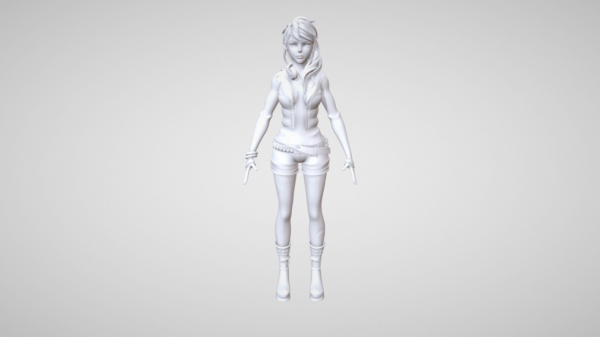 Character model done in Maya
Credits:
Concept Art by Alejandro Tio Gary https://absolum.artstation.com/ - Ellie-The Art Of SleepWalkers Model - 3D model by Valerie (@ValattePalette) 3d model