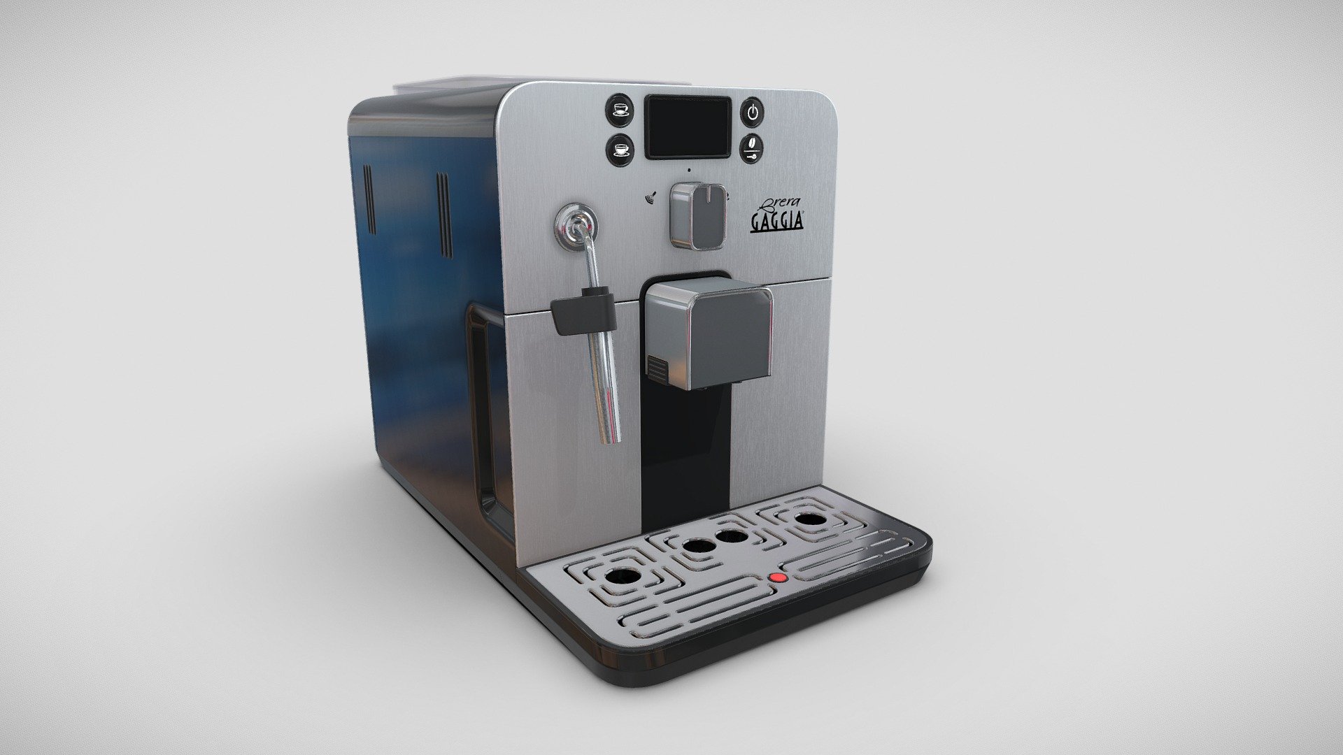 Gaggia Brera Espresso Machine - Gaggia Brera Espresso Machine - 3D model by Mikhail Kadilnikov (@MikhailKadilnikov) 3d model