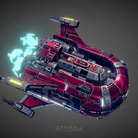 Starfall Tactics — Helskor Vanguard cruiser 