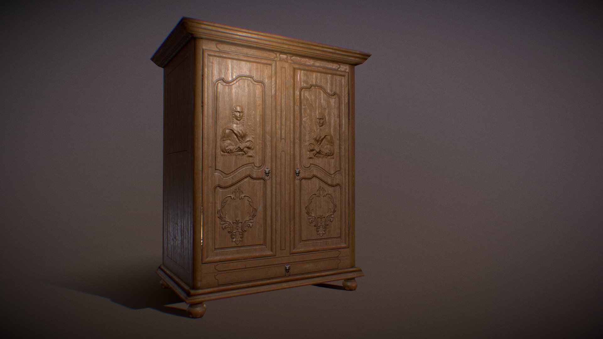 wardrobe low poly
school exercice - Armoire - Download Free 3D model by yellokab 3d model