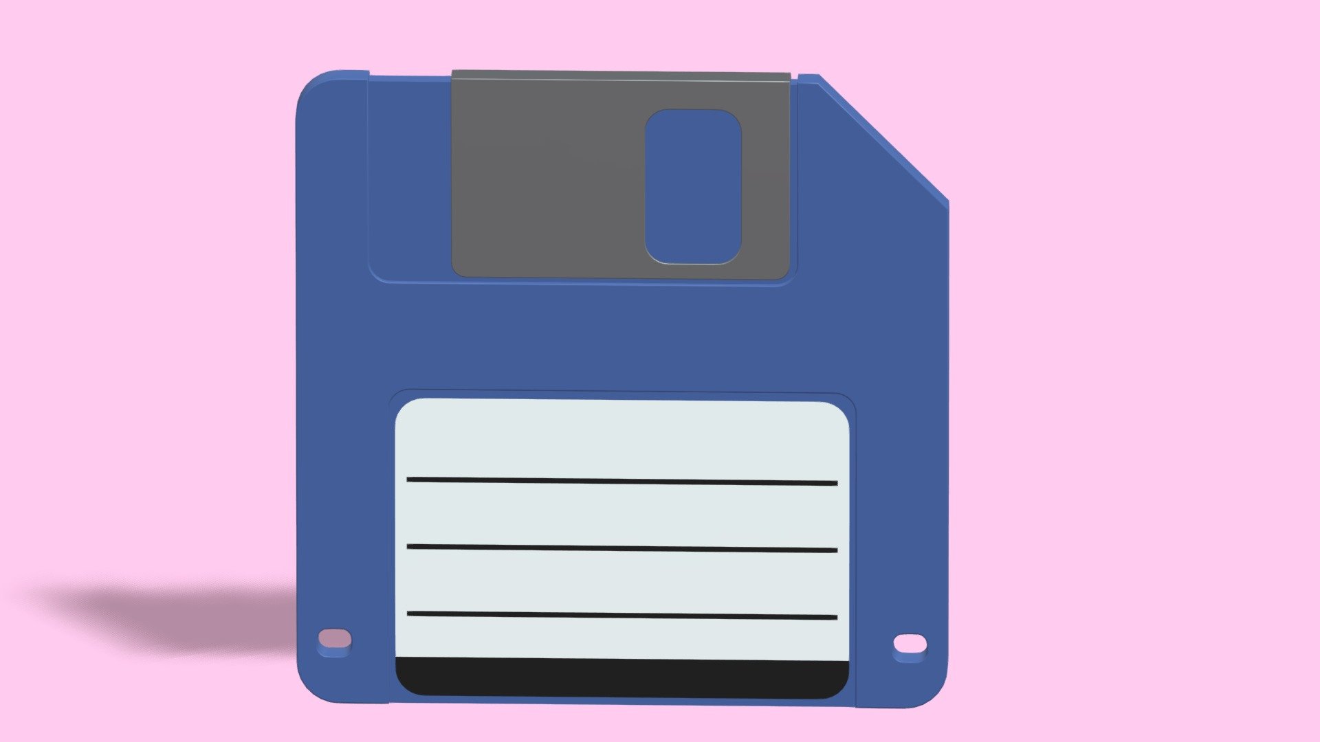 -Cartoon Floppy Disk.

-This product contains 3 models.

-This product was created in Blender 2.8.

-vertices: 4,181, polygons: 3,736.

-Formats: blend, fbx, obj, c4d, dae, fbx,unity.

-We hope you enjoy this model.

-Thank you 3d model