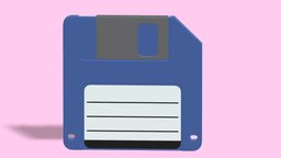 Cartoon Floppy Disk