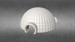 3D CAD Large Inflatable Dome (3D Printable) 3dprintable, dome, inflatable, watertight, structure, outdoor-events