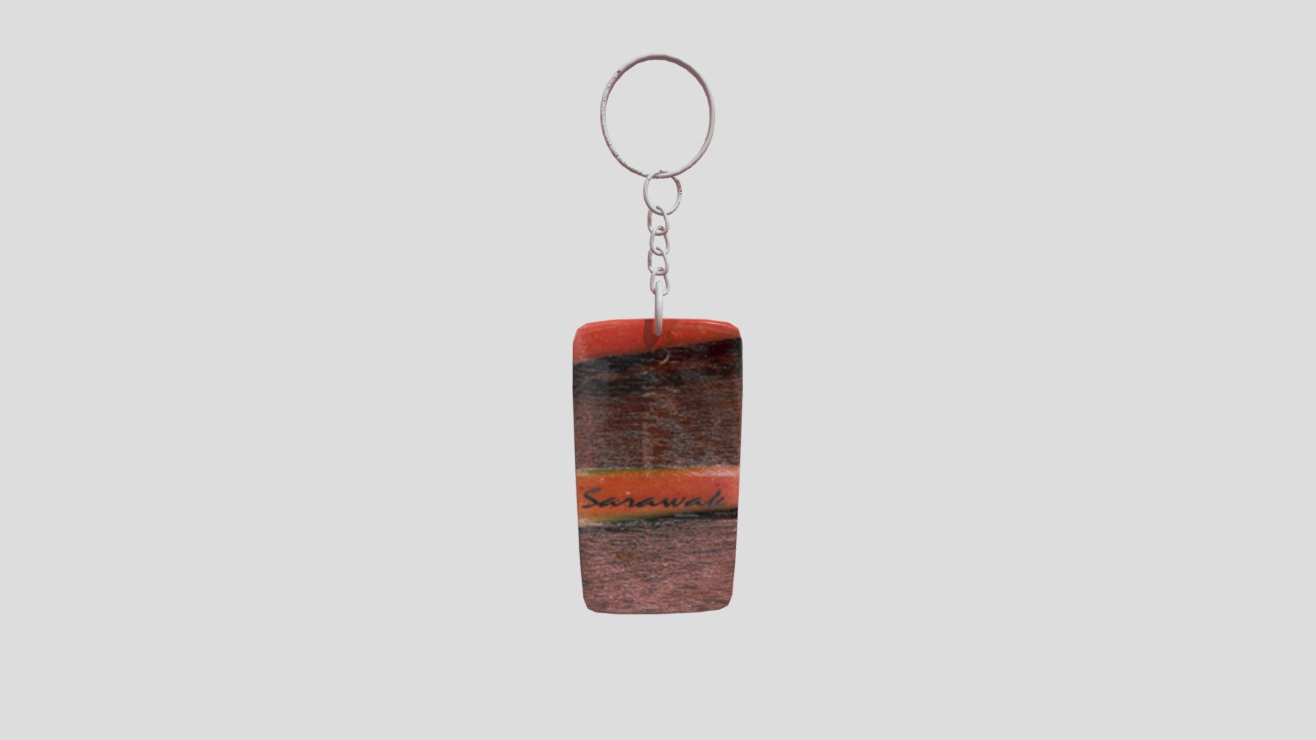 Wooden Keychain - Download Free 3D model by eeelabvisual 3d model