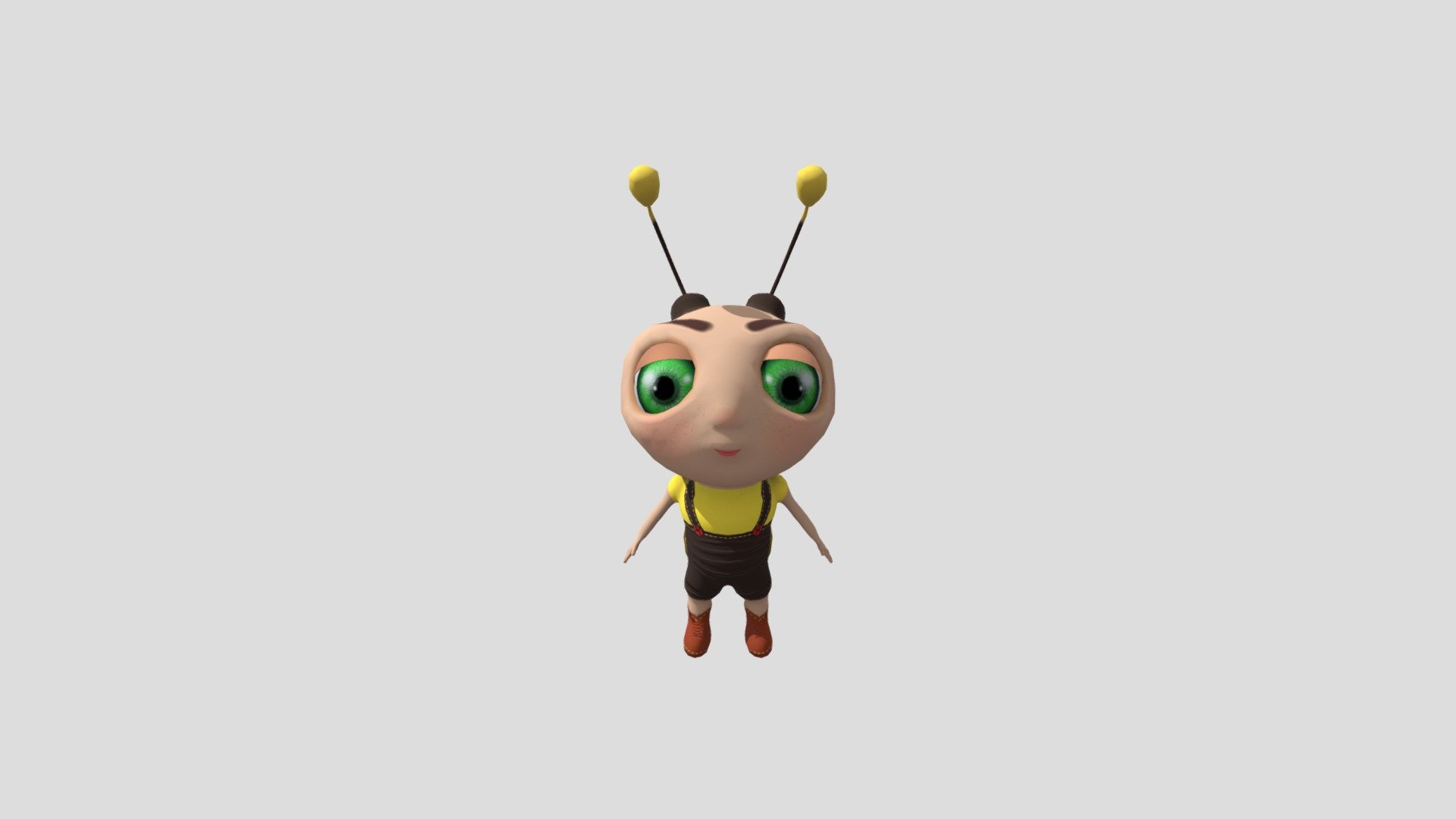 The cute bee is a lowpoly 3d model that is perfect for any game.
The bee is highly detailed and has a very professional look to it. With its cute face and big eyes, the bee is sure to be a hit with any gamer.

Looking for an adorable 3d model to use in your next game? Look no further than the lowpoly 3d model bee! This little bee is sure to add some buzz to your game with its cute looks and impressive animations. The lowpoly 3d model bee comes fully rigged and textured, ready to be used in your Unity or Unreal Engine project. So why wait? Add this little cutie to your game today!

3 prefabs of 3 color variations included

1x Roughness Map

1x Normal Map

1x AO Map

3x Albedo Map

Textures Sizes: 2048 x 2048 - Rigged Stylized Cartoon Bee Character - Buy Royalty Free 3D model by HayqArt 3d model