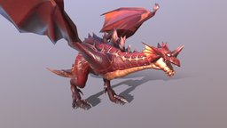 Red Dragon boss, bossmonster, monster, dragon