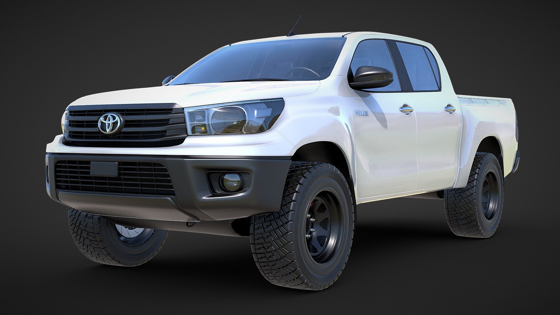 Toyota N80 Hilux Stock Variation

✔️ FREE Colour Change Upon Request ✔️ FREE HD or SD Texture Resolution Upon Request ✔️ FREE Low Poly Remesh Upon Request - Toyota N80 Hilux Stock - Buy Royalty Free 3D model by Pitstop 3D (@Pitsop3D) 3d model