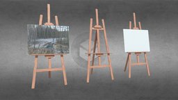 Easel | Мольберт | Easel with painting
