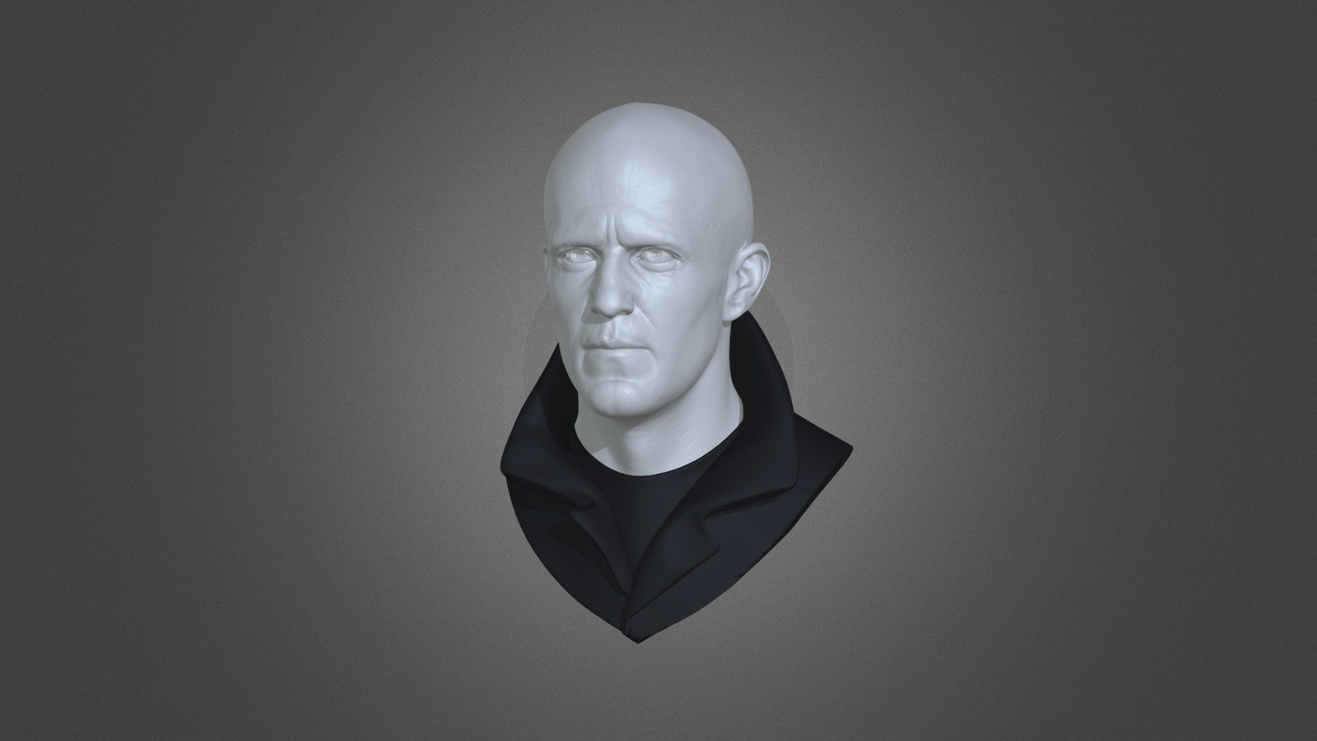 Jason Statham likness sculpt - Jason Statham - 3D model by Fbios (@ozztankoff) 3d model