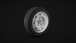 Simple Car Wheel wheel, rim, tire, automotive, car, simple