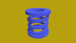 Coil Spring w/Hole coil, center, spring, hole
