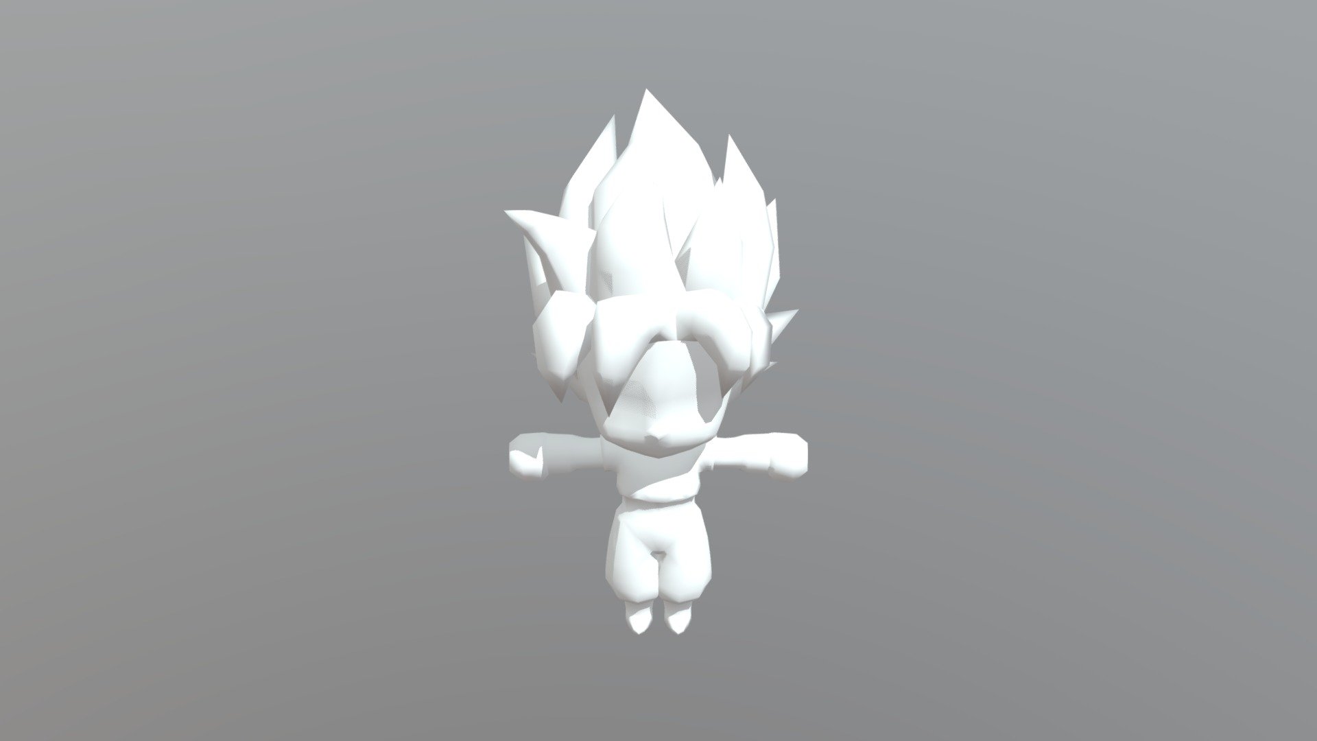 Goku DBFZ lobby model - DBFZ Goku ssb - 3D model by RandomnessUser 3d model