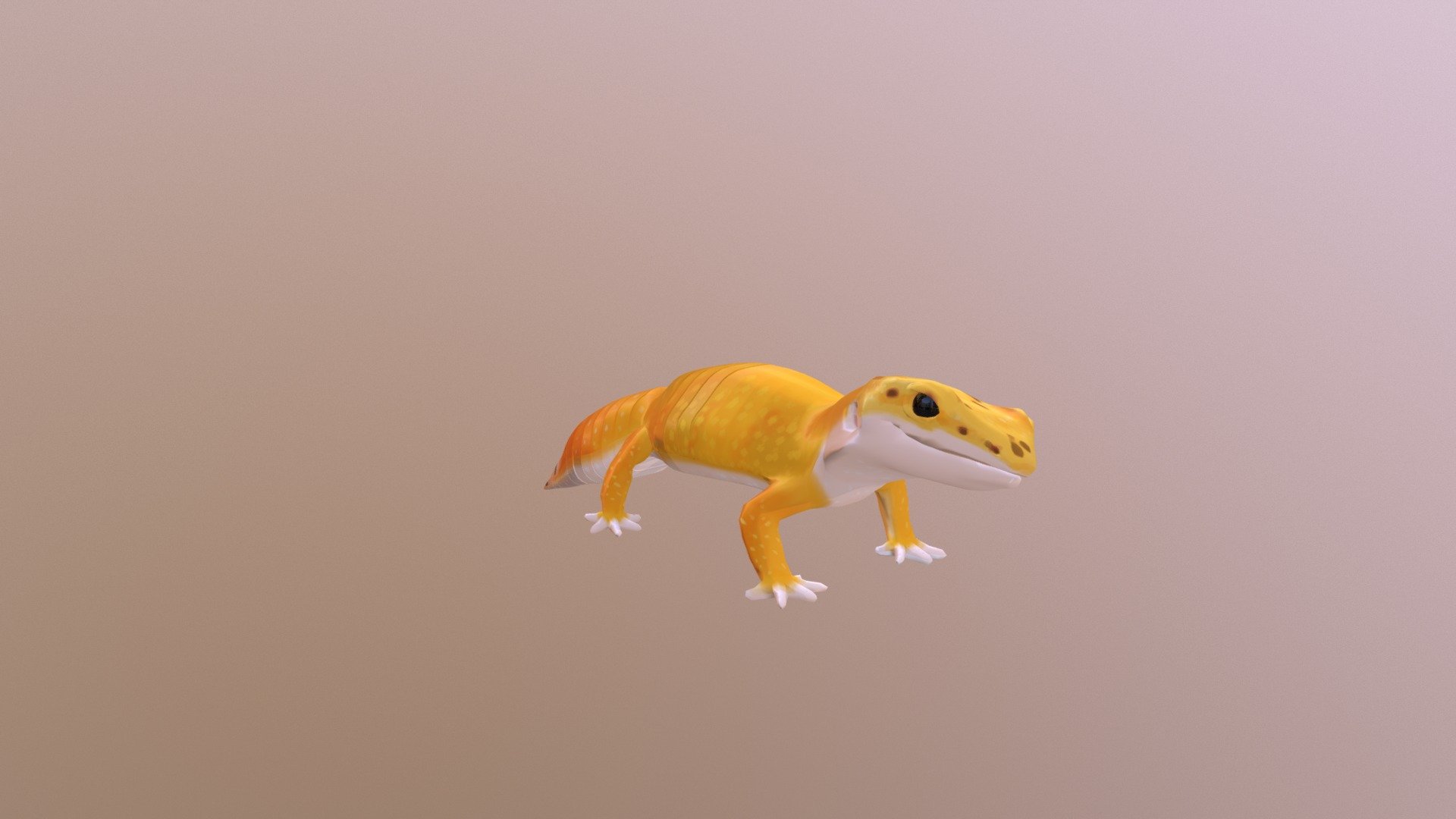 HELLO - Georgie the Gecko - 3D model by lprakes 3d model