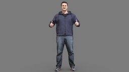 Casual men printing, family, 3dscanning, print, printable, fotoescultura, printing3d, animation