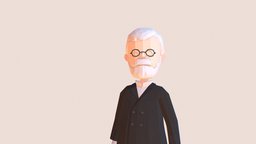 Louis Pasteur | Akishaqs minimalist, scientists, akishaqs, lowpoly, stylized, characterdesign