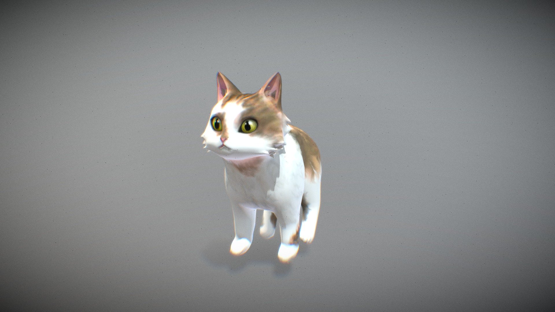 3D character with rigg, basic animations and stylized texture for a mobile game project.

Also check my other networks here:
https://www.instagram.com/meaap.art/

https://www.artstation.com/meaaapart - Cat - animated character - 3D model by Meaaap 3d model