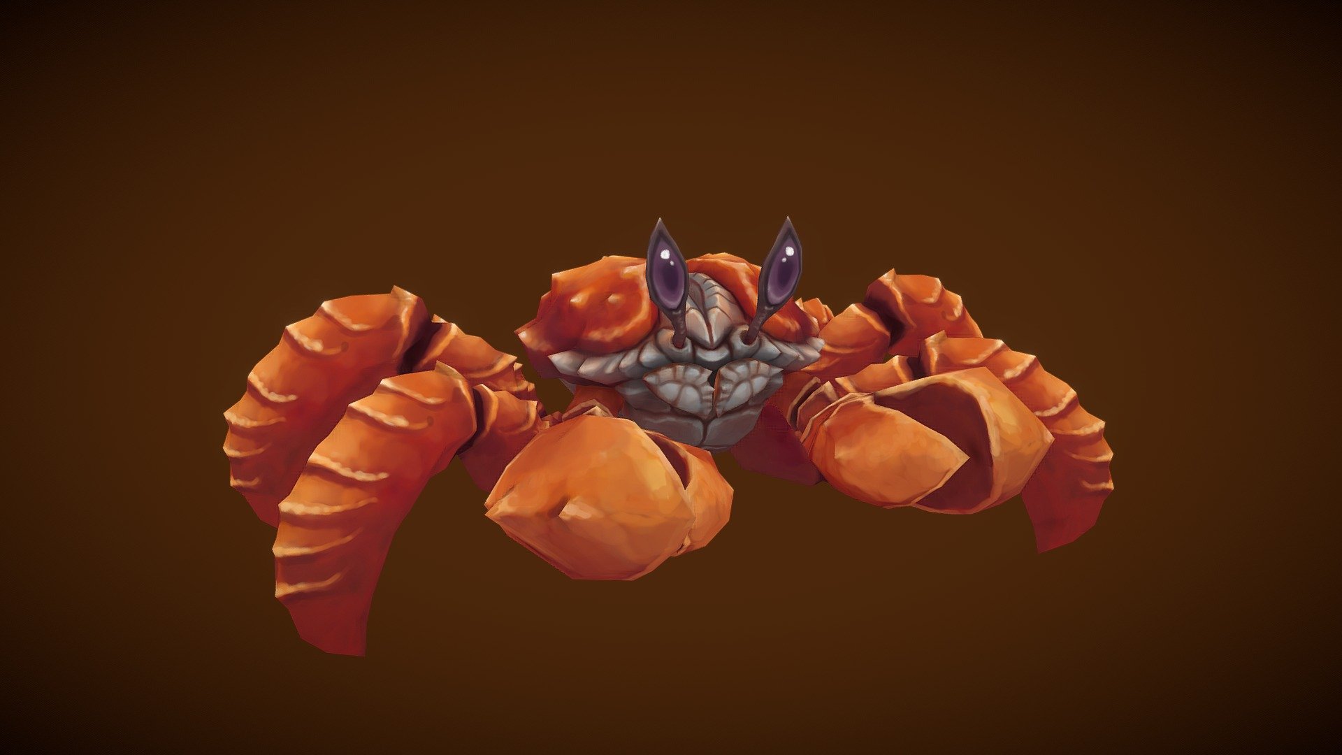 Stylized character for a project.

Software used: Zbrush, Autodesk Maya, Autodesk 3ds Max, Substance Painter - Stylized Crab - 3D model by N-hance Studio (@Malice6731) 3d model