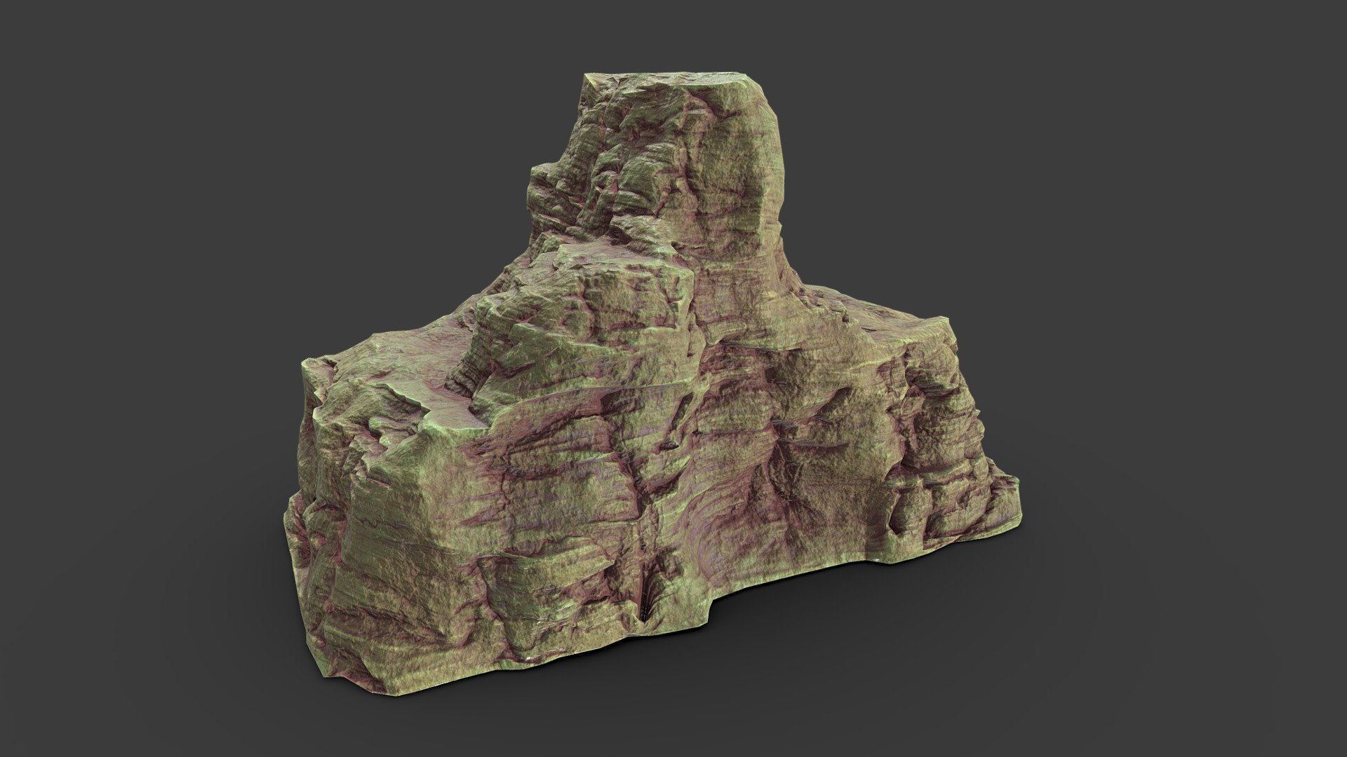 Desert Cliff low poly

Topology: Tris

Polygon count: 11898

Vertices count: 5951

Textures: Diffuse, Normal, Specular, Glossiness, Emissive, Height, Ambient Occlusion ( all in 4k resolution)

UV mapped with non-overlapping

All files are zipped in one folder. Contains 3 file formats obj, blend &amp; fbx

Useful for games, renders, background scenes and other graphical projects 3d model