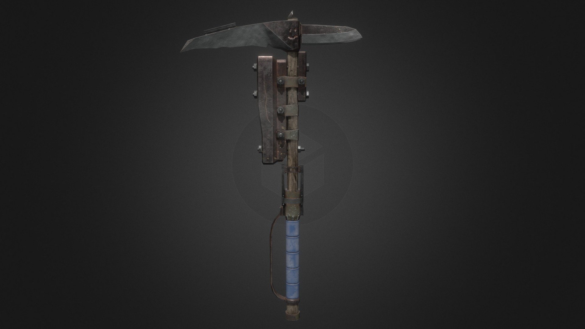 Gameready postapocalyptic Weapon for FPS

It's part of the asset, which i would create later for the store 3d model