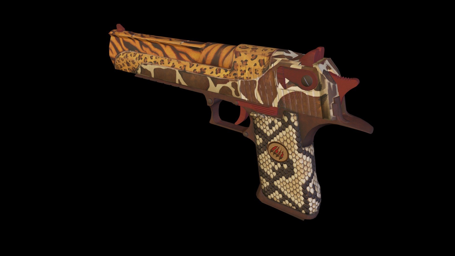 A new skin for CS:GO featuring a combination of different animal print for the finish called &ldquo;Beastmaster