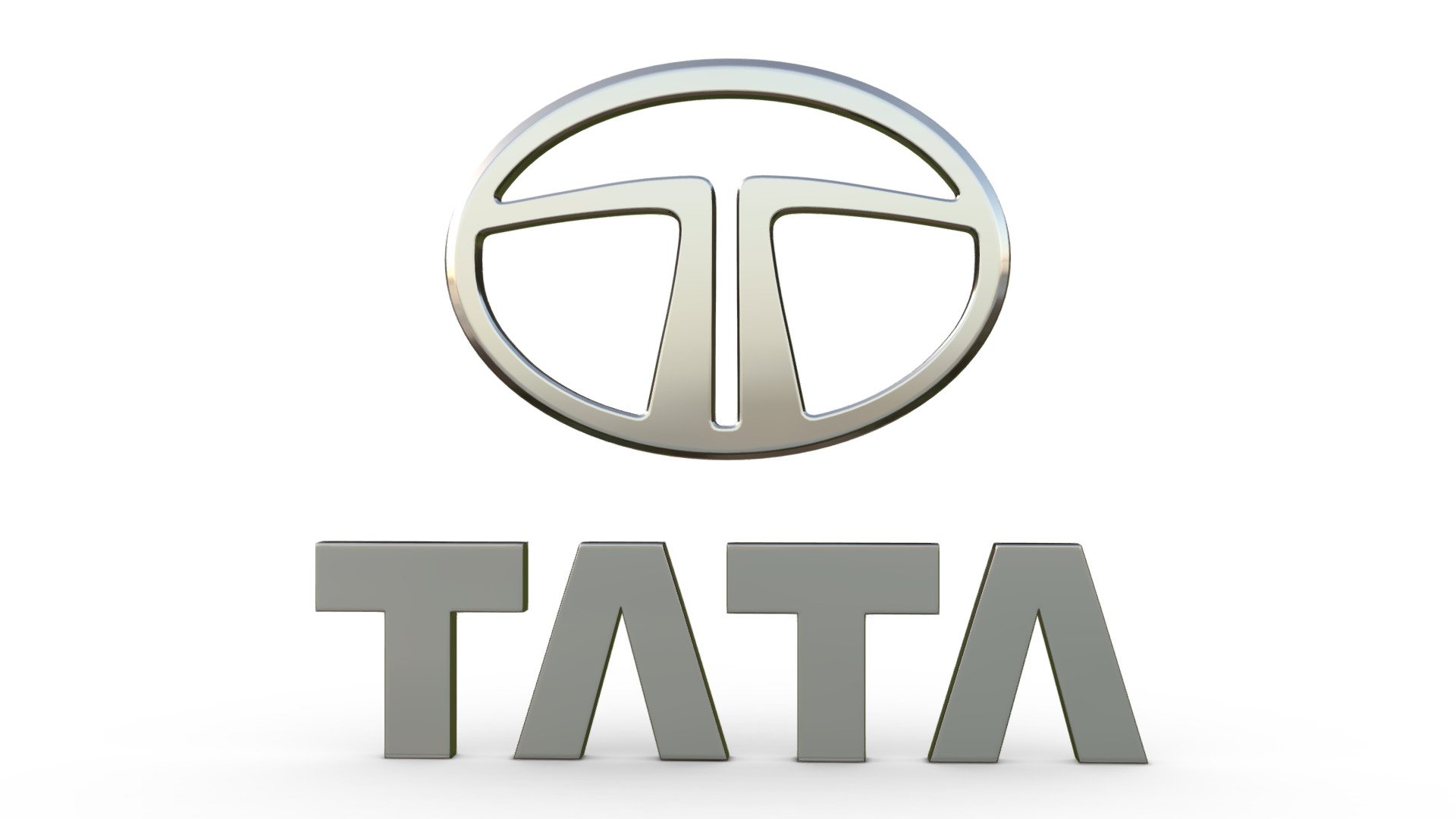 tata logo - 3D model by PolyArt (@ivan2020) 3d model