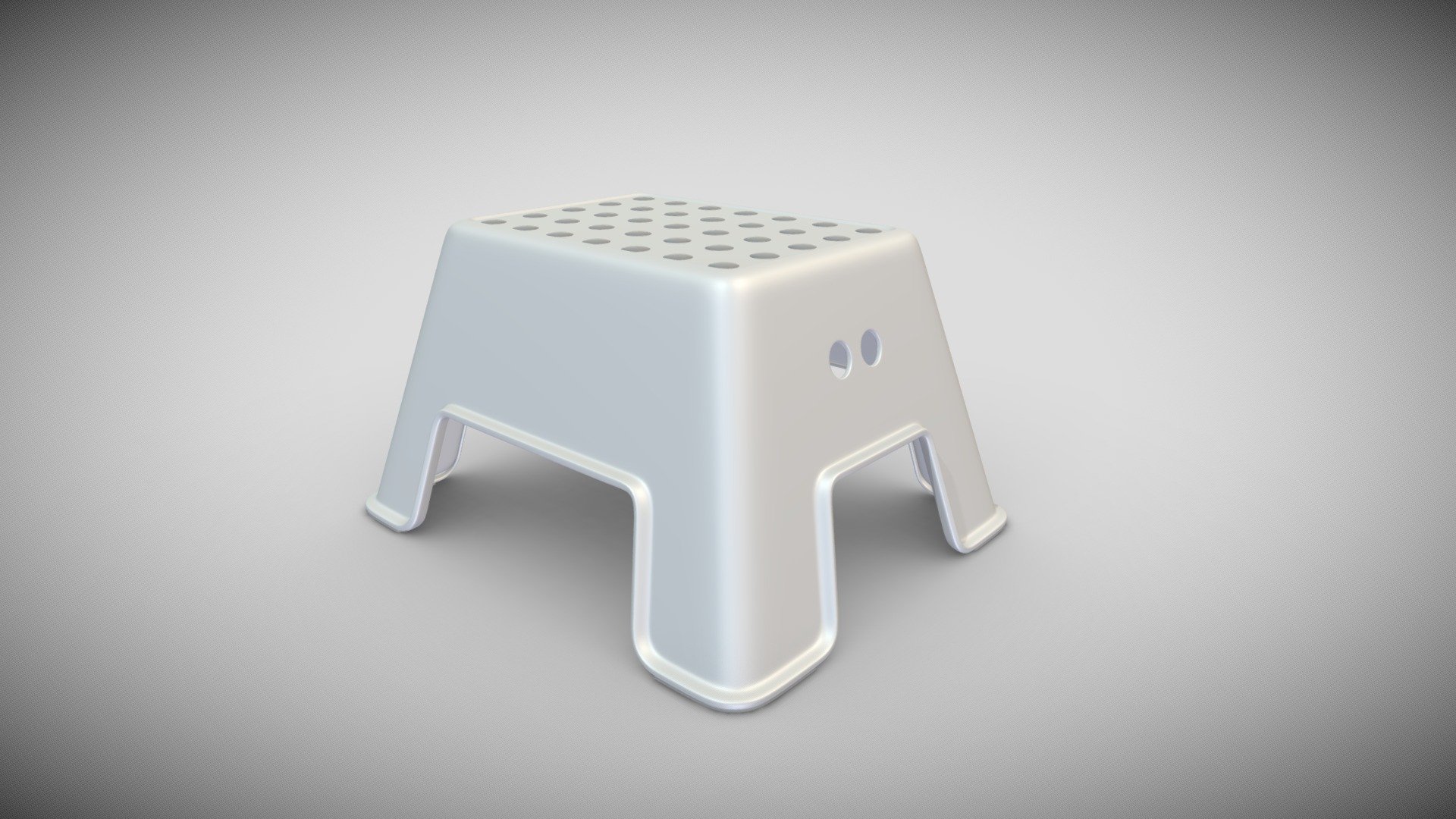 Detailed booster seat modeled in 3dsmax 3d model