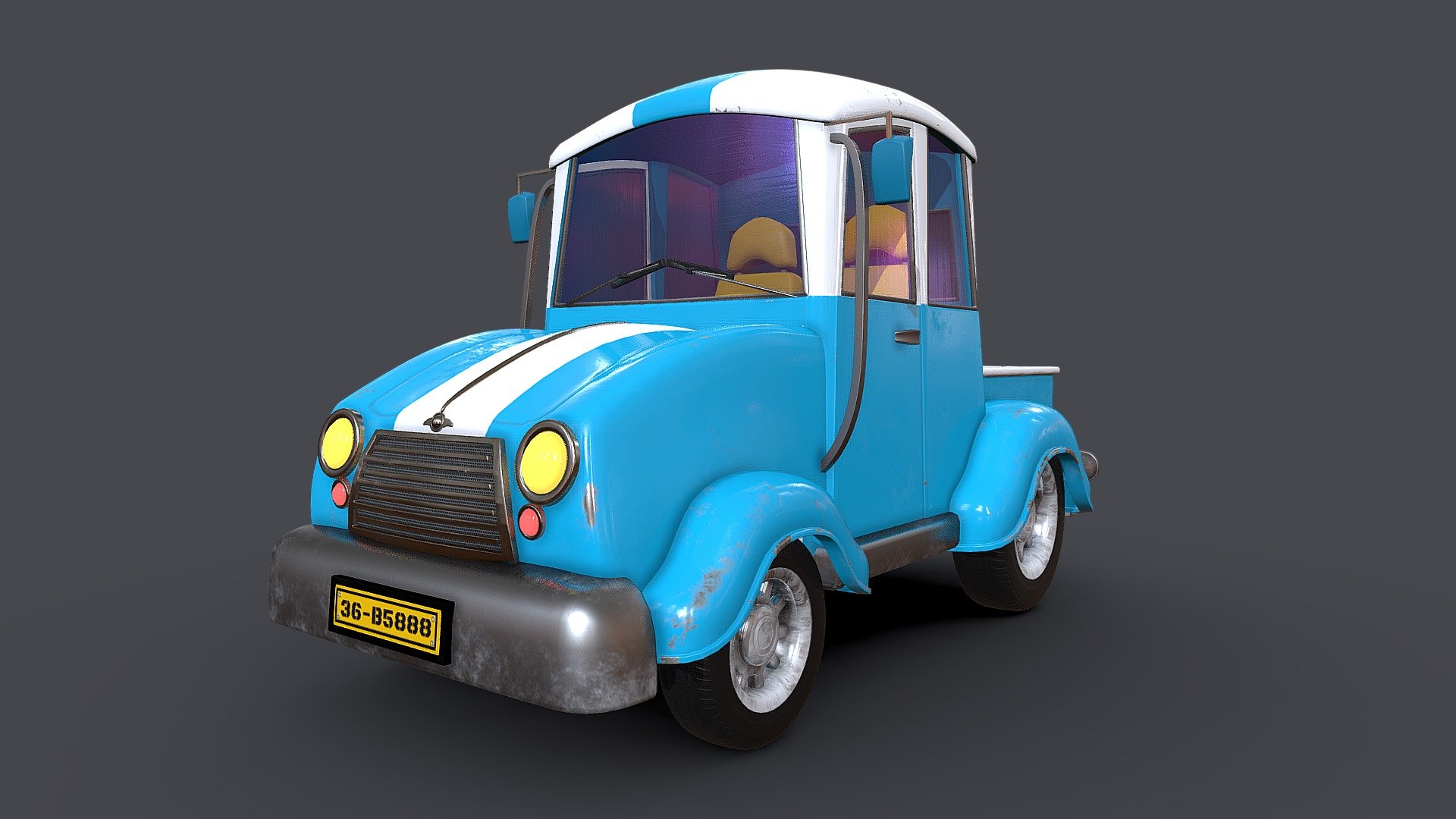 3D Models Truck

Polys : 44841 Verts: 46598

Textures: 02 textures 2048 x 2048 ( diff, normal, metallic, emissive, roughness )

Model we designed to be suitable for cartoons.

Hope you like this

Thanks for watching - Asset - Cartoons - Car - Truck VR / AR - Buy Royalty Free 3D model by InCom Studio (@incomstudio) 3d model