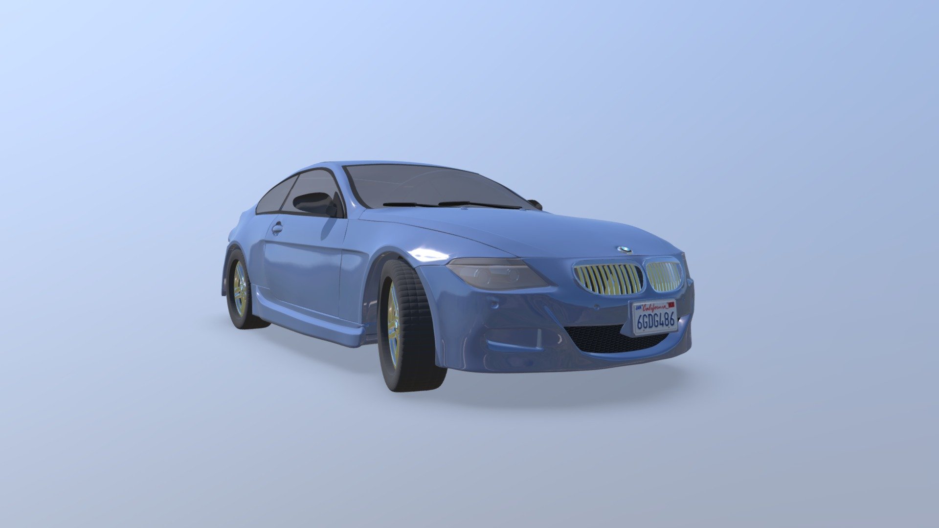 Exterior model of a 2006 BMW M6 - 2006 BMW M6 Coupe - 3D model by JosephJacobs 3d model