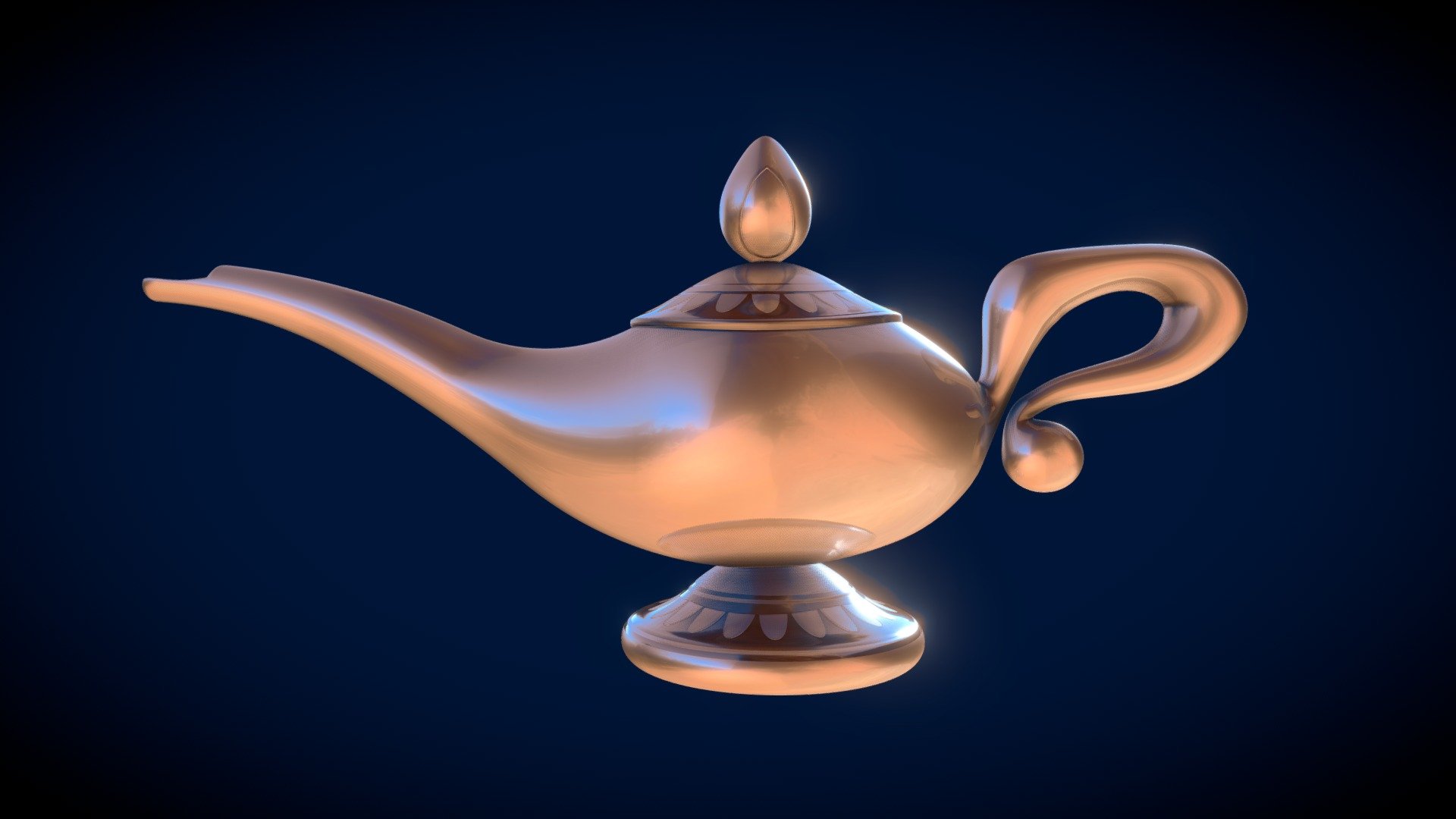 Perfect reproduction of the magic lamp of the 1992 Disney animated film. No textures, all shapes are three-dimensional for better rendering of materials.
Good fun! - Aladdin "Genie Lamp" cartoon (1992) - Buy Royalty Free 3D model by Daniele Caccavale (@dany3design) 3d model