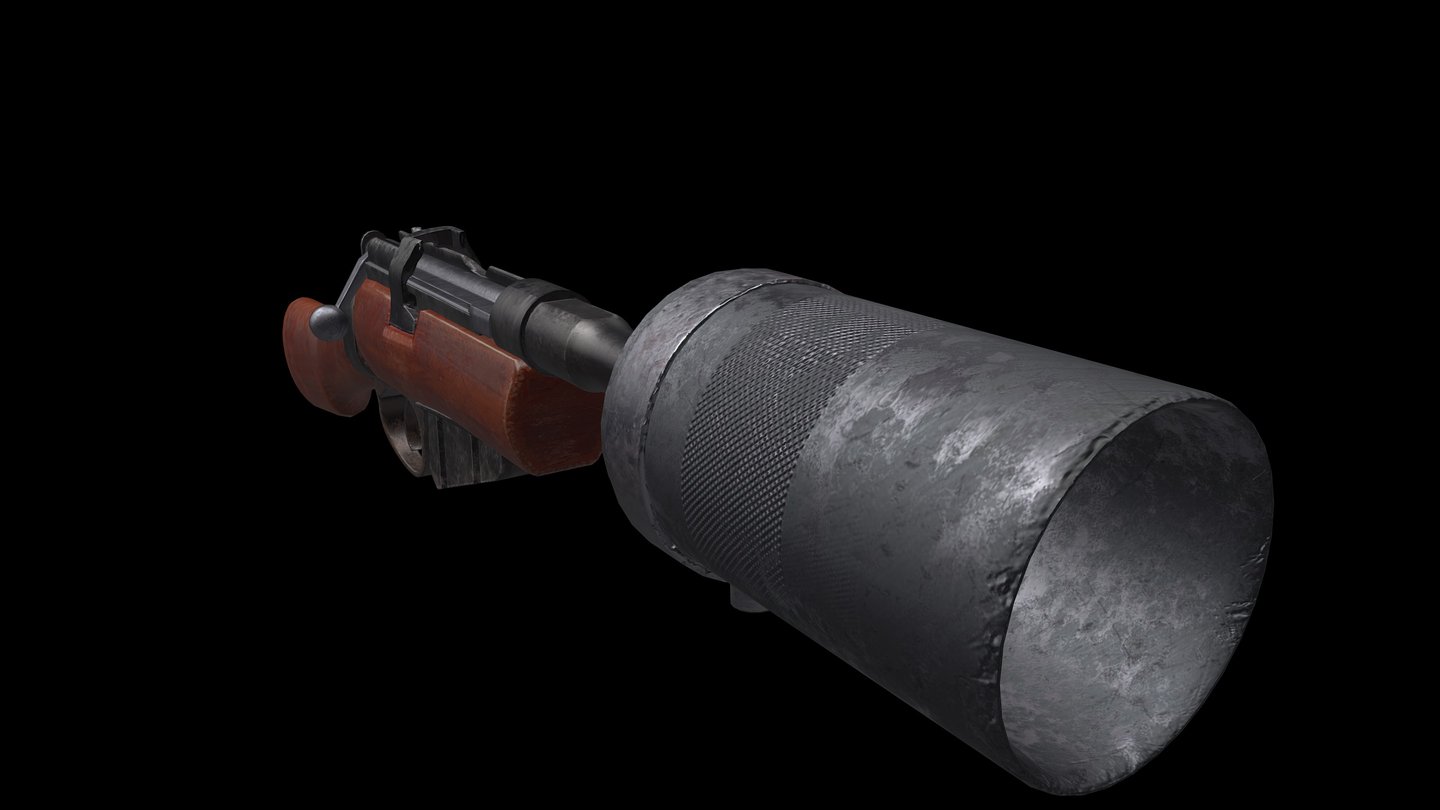 This is my model of the CA-87 blaster from A New Hope and Star Wars: Battlefront. Please leave me critiques and comments below! - CA-87 (Jawa Blaster) - 3D model by 11parsecs 3d model