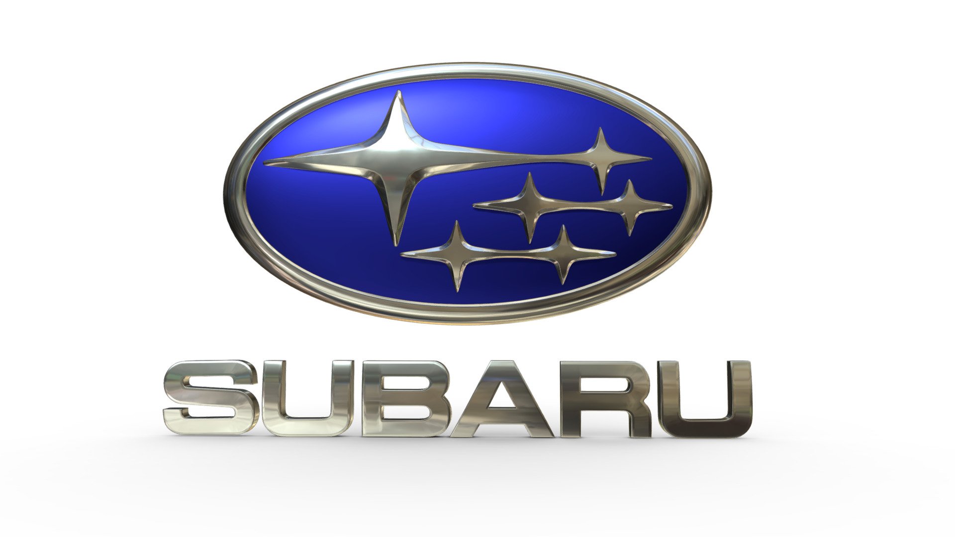 Subaru Logo - 3D model by PolyArt (@ivan2020) 3d model