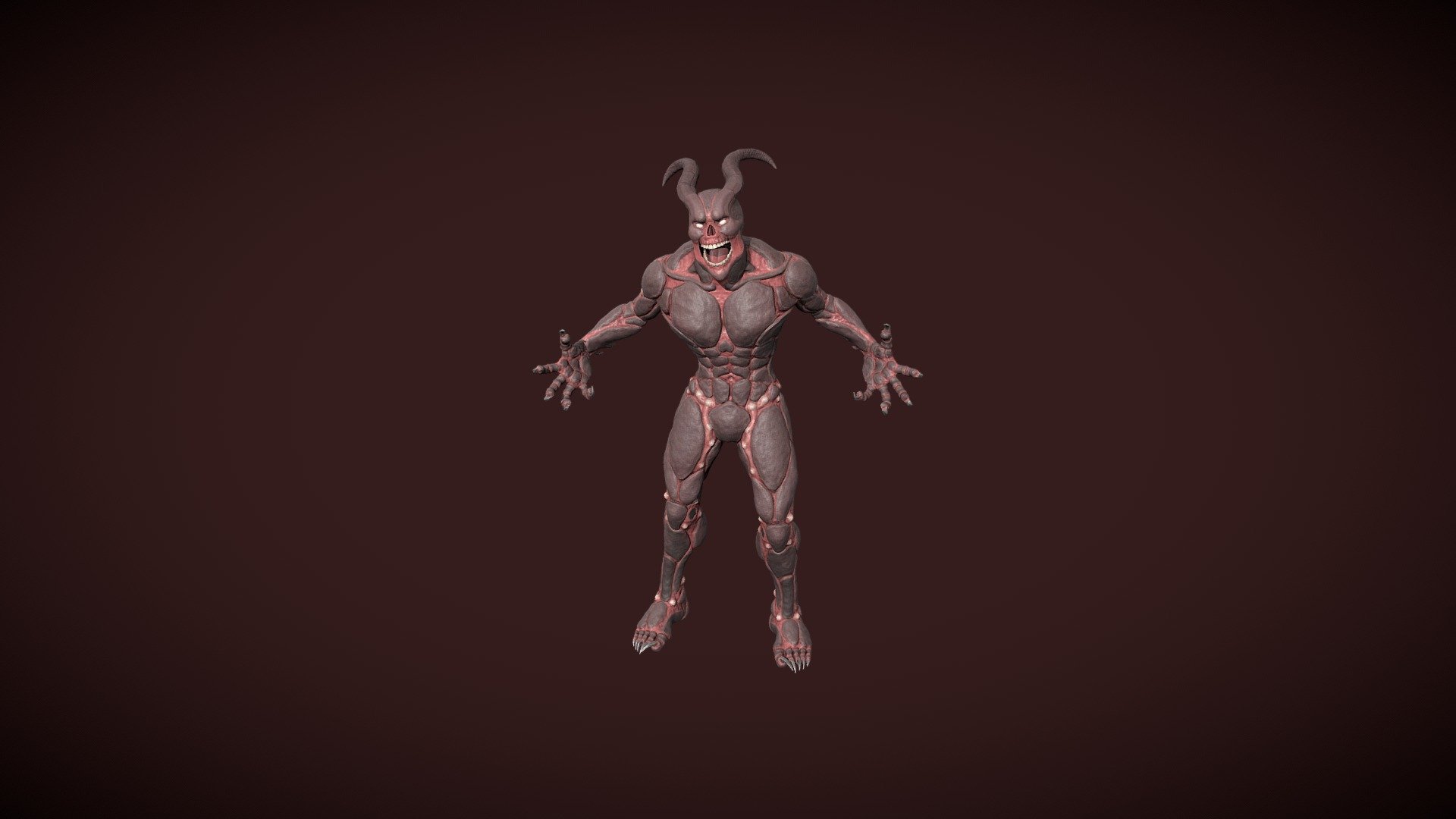 Demon - 3D model by PhilipSeriy 3d model