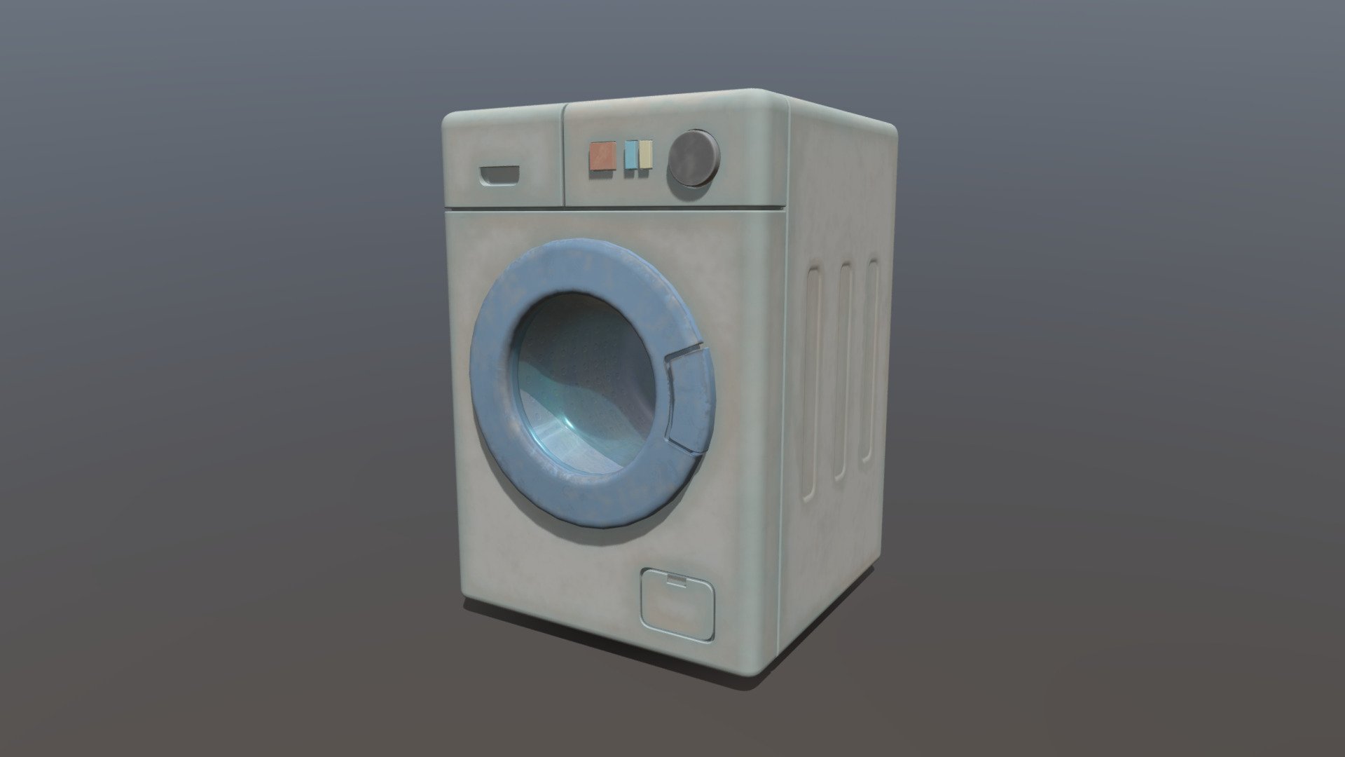 Stylized Cartoony Washing machine model made in 3ds Max 2022 and textured in Substance Painter. Model has 6570 polygons and 6360 vertices. Nothing is rigged/animated, the door isn't supposed to open. Textures come in 4k reso.

As usual: best wishes and have a great day!:) - Stylized Cartoony Washing Machine - 3D model by Art-Teeves 3d model