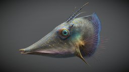 Alien Fish Fantasy Creature