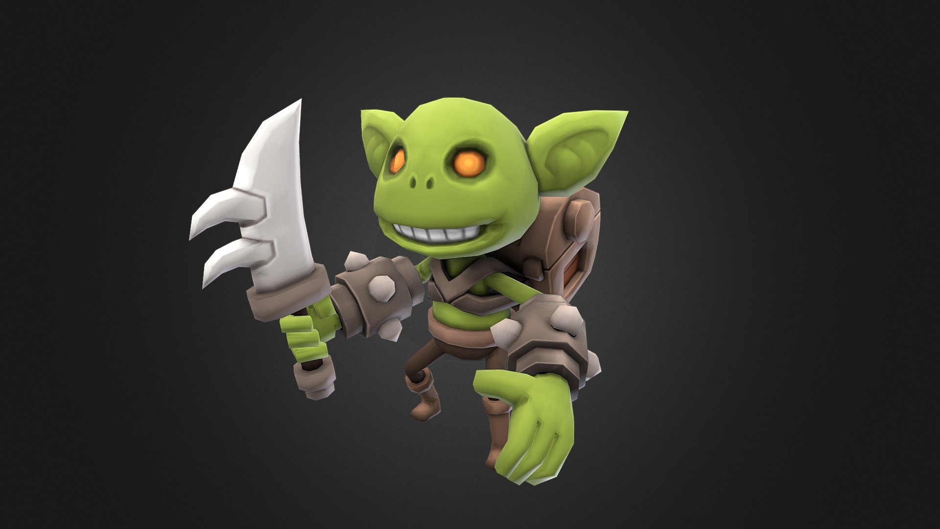 Supported Unity versions 2018.4.8 or higher



Goblin (1890 vertex)



6 colors textures (2048x2048)



10 basic animations



Idle / Walk / Run / Attack x3 / Damage / Stunned / Die / GetUp



Animation Preview

https://youtu.be/6q9vhaYwvv4
 - Poly HP - Goblin - Buy Royalty Free 3D model by Downrain DC (@downraindc3d) 3d model