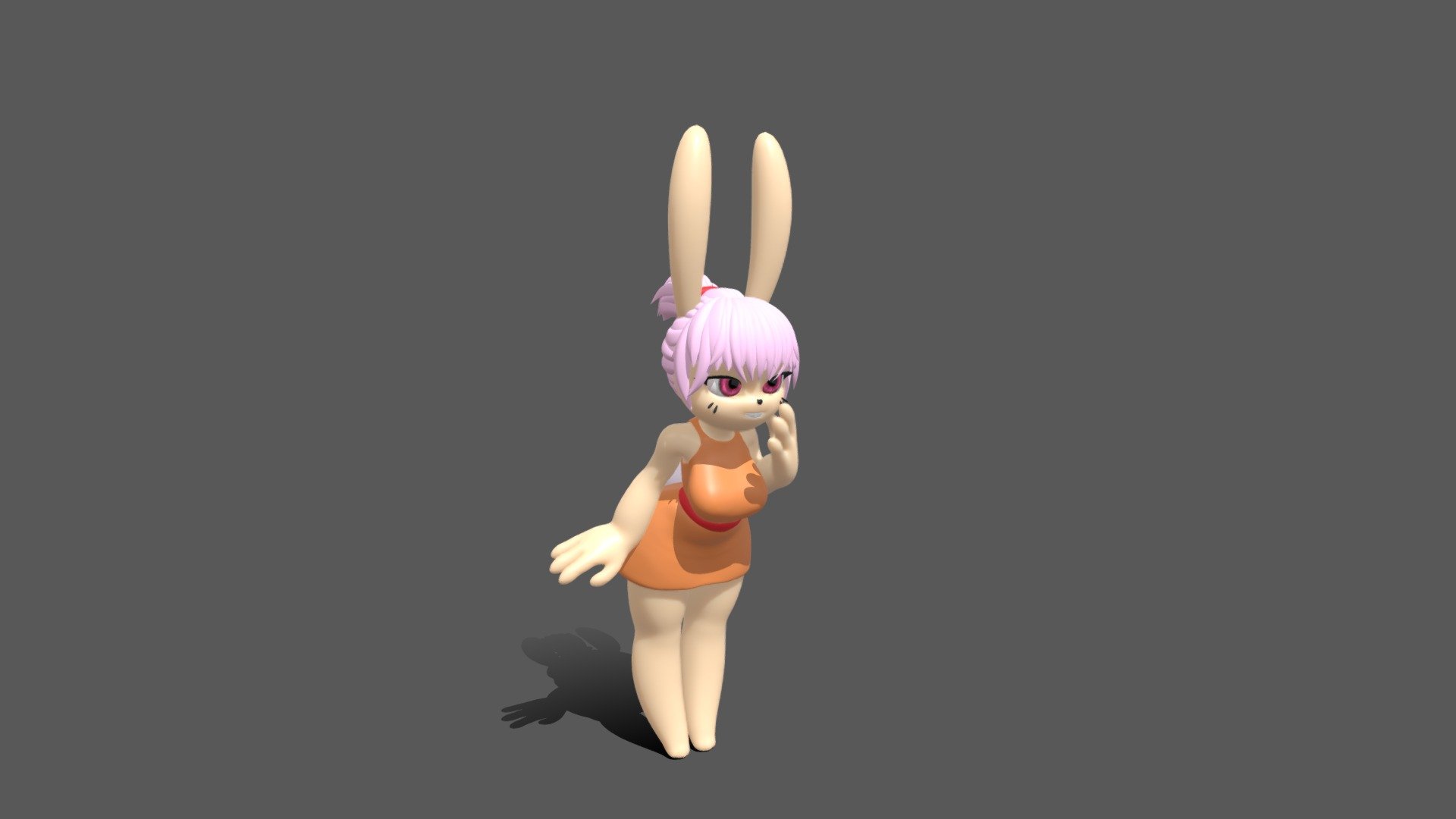 Character reference from kekitopu: https://twitter.com/kekitopu/status/1096882929828065280 - Keki pink hair - Download Free 3D model by ArthitPeapinwong (@arthit01) 3d model