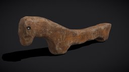 Old Medieval Horse Toy