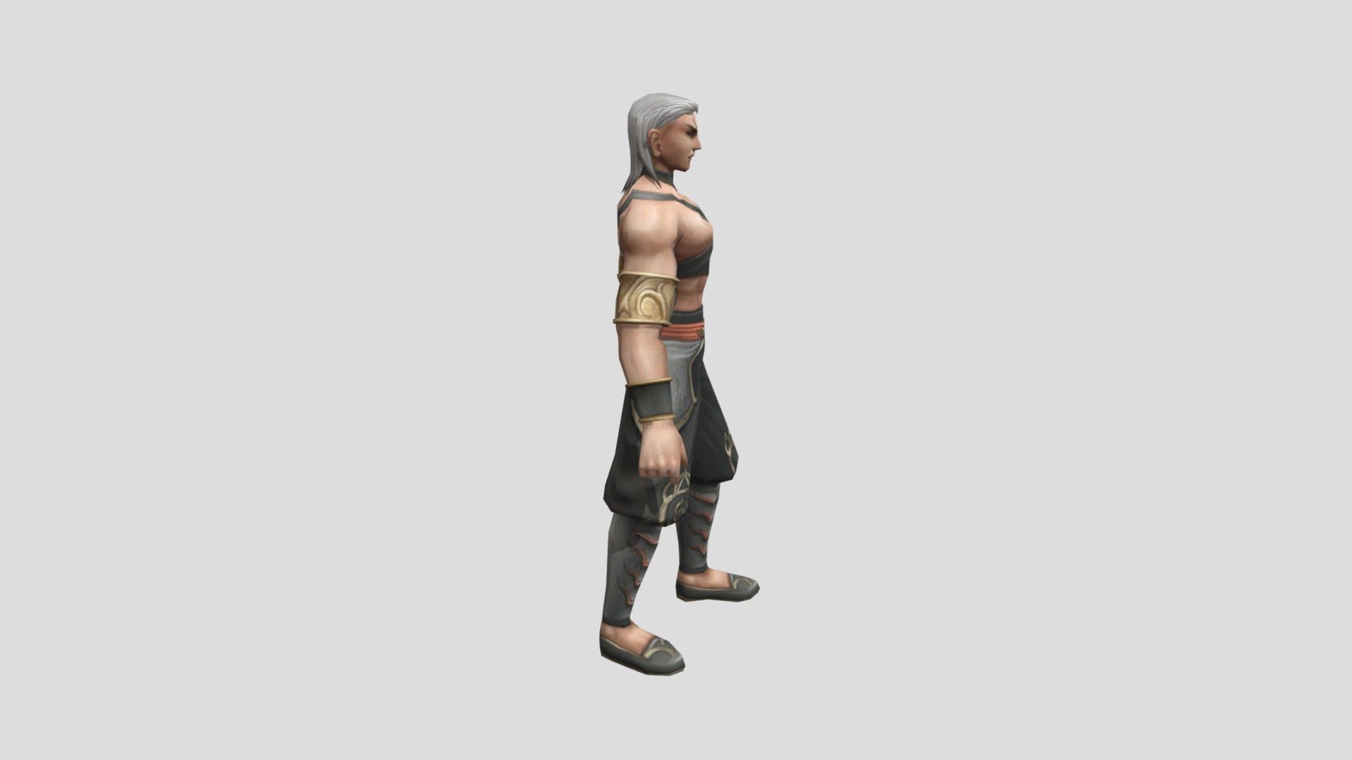 Metin2 - Sura Novice with Animation: Select wait - Download Free 3D model by Ytachi1000 3d model